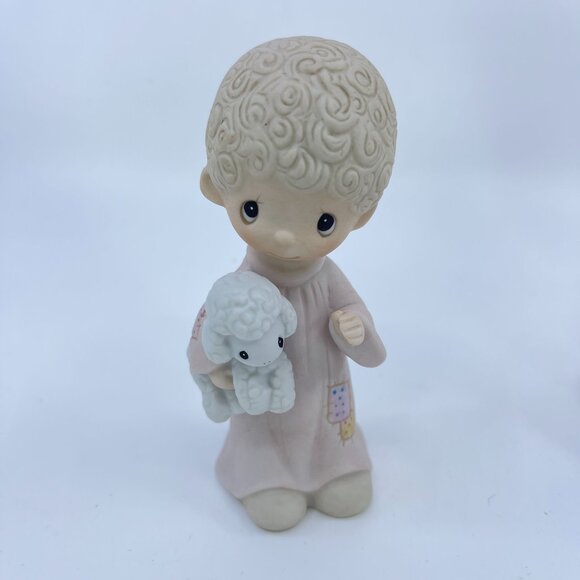 precious moments "come let us adore him" nativity set 9 piece set 1979 - Picture 6 of 11